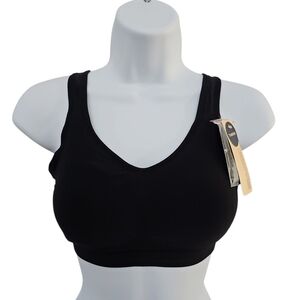NWT Shapermint Womens Bra Size M Black Comfort Wireless Shaper